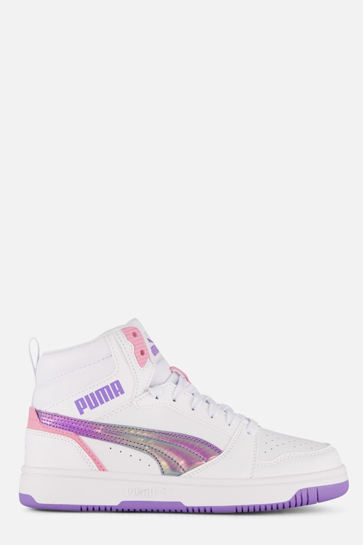 Puma Rebound v6 Mid Bouncy Sky Sneakers wit