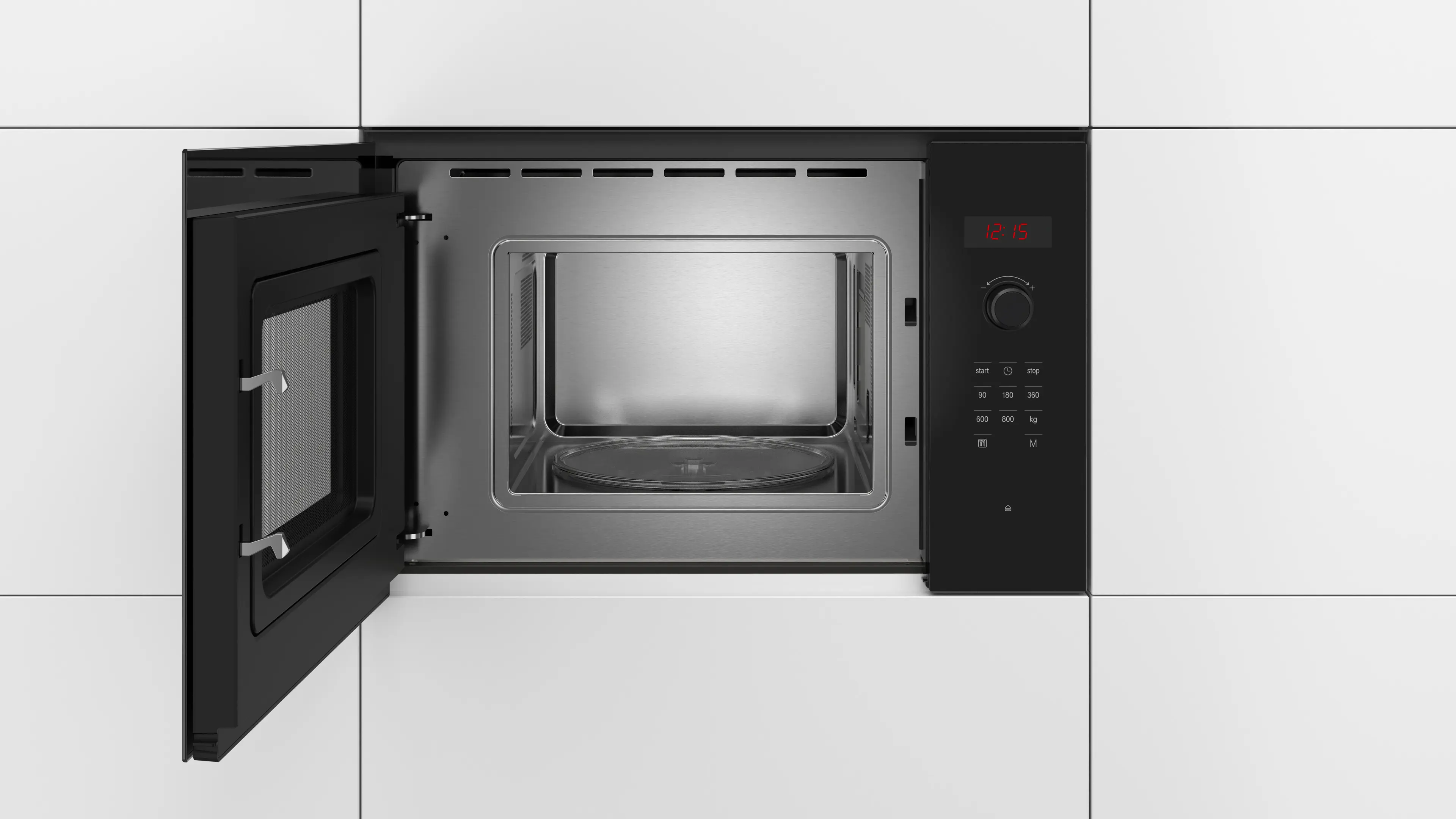 Serie 4 Inbouwmagnetron Zwart