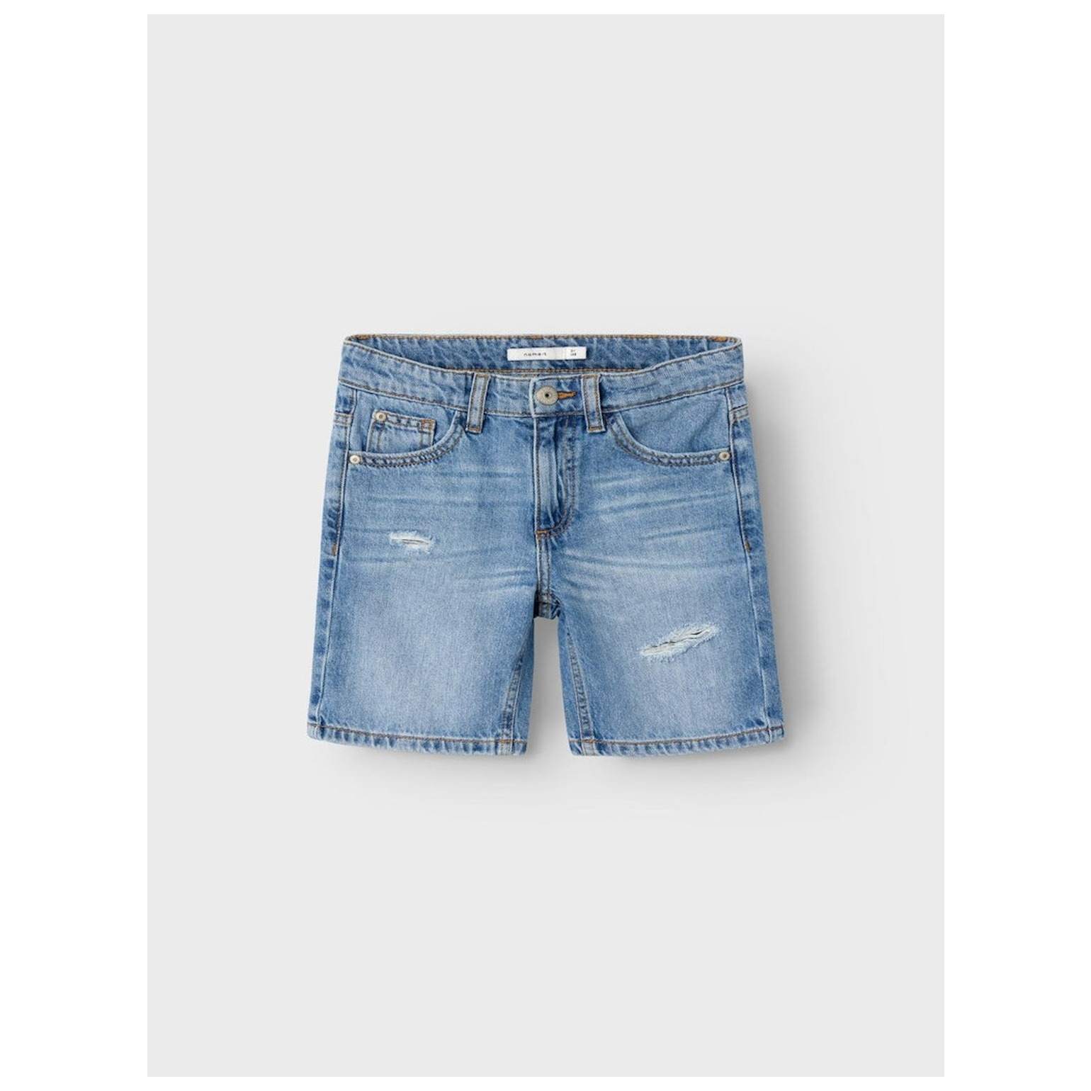 name it NKMSILAS LOOSE DNM L SHORTS 79