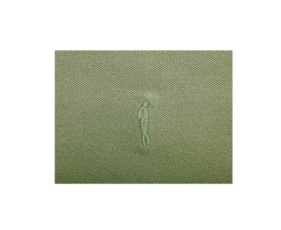 Polo manches longues homme Vert sauge - ALEC II ML