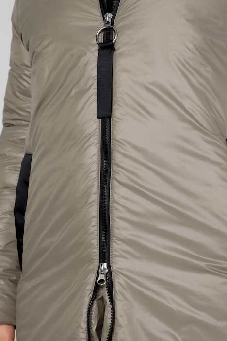 Steppjacke, Kapuze, Zipper