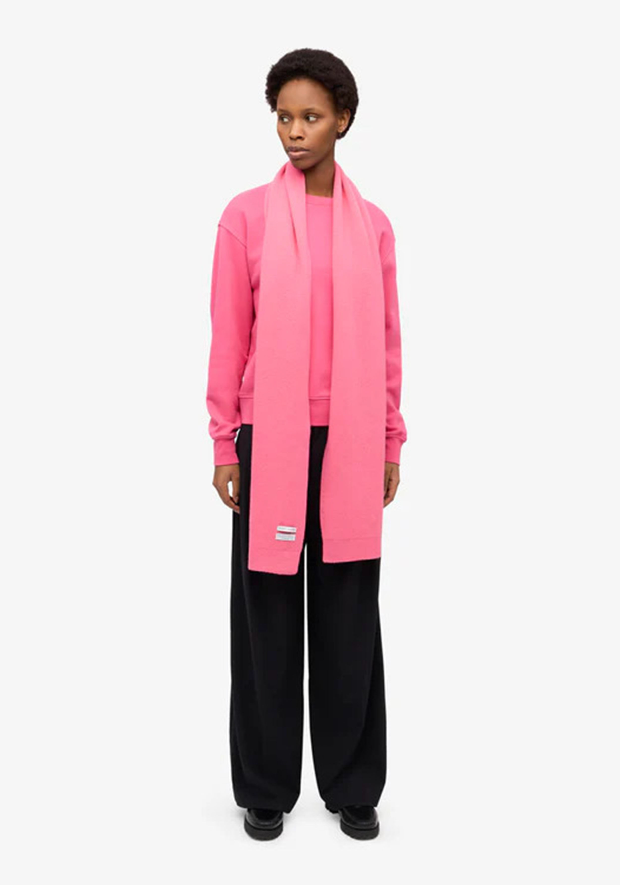 Colorful Standard Merino-Wollschal Bubblegum Pink