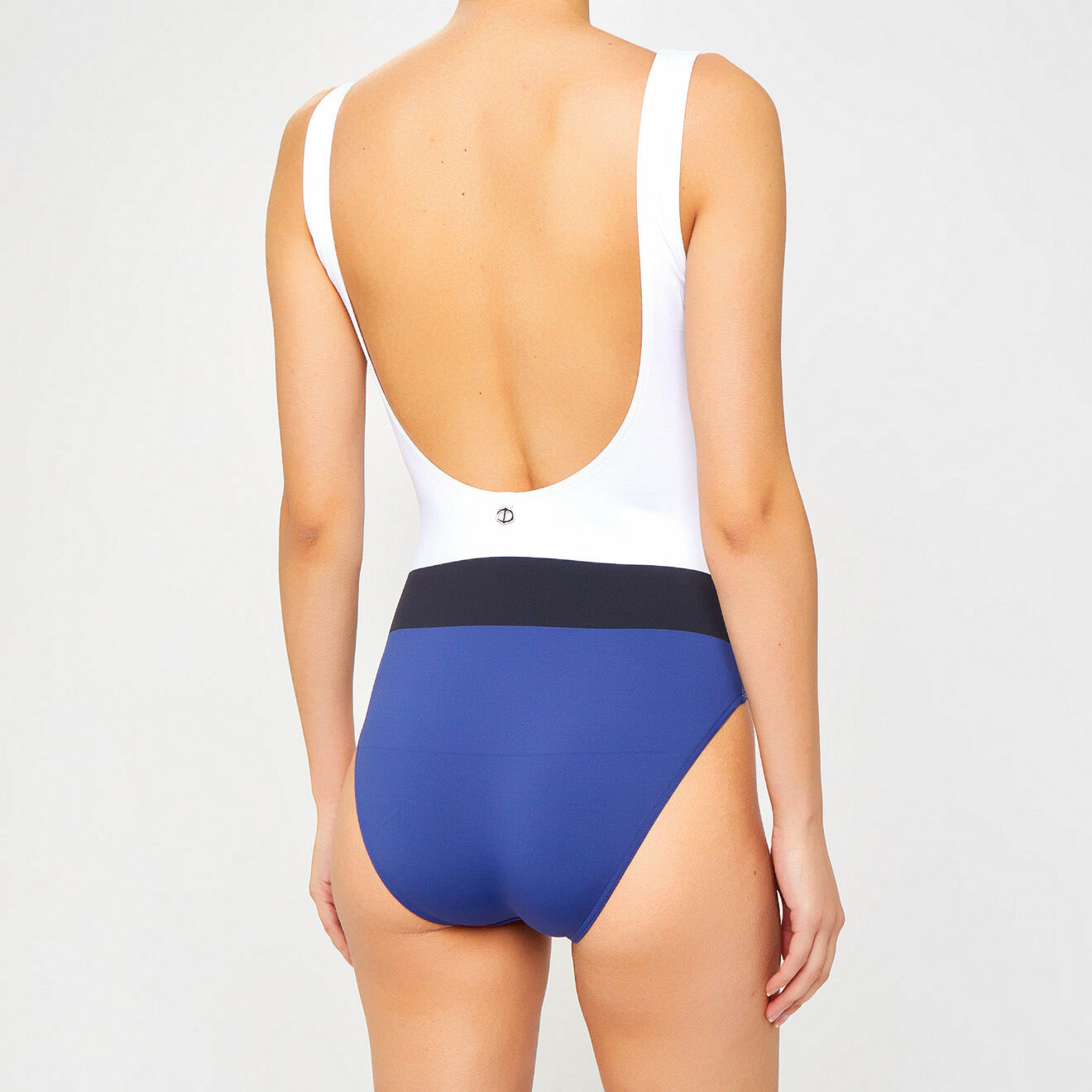 Iodus Maillot de bain 1 Pièce Portua bleu marine/blanc/noir