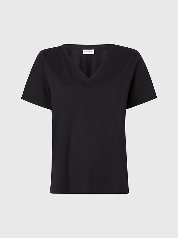 Camiseta com decote em V