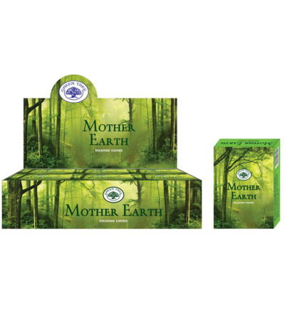 Green Tree Kegelwierook Mother Earth (10 stuks)