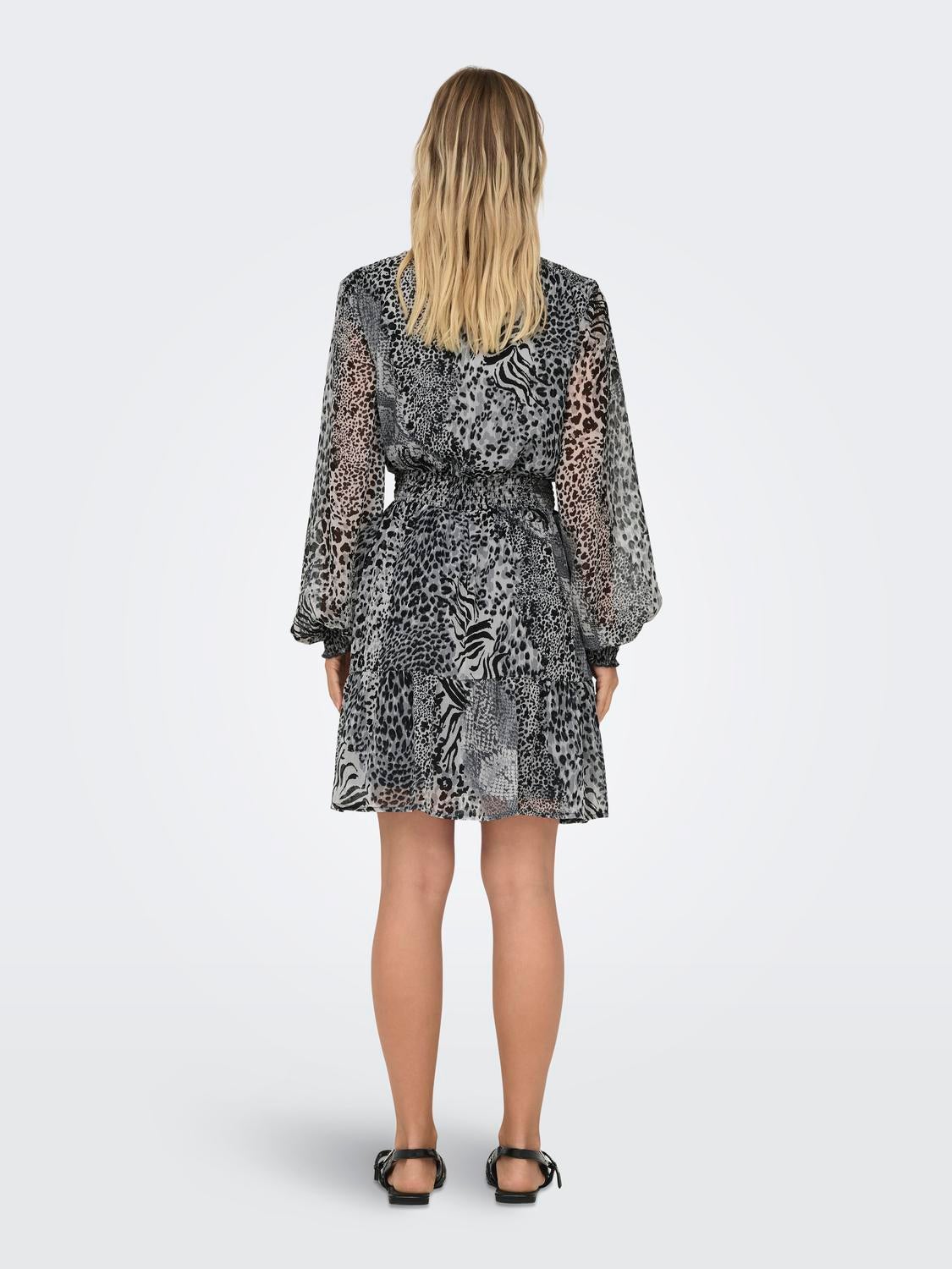 ONLRIA Kurzes Kleid Gray Violet