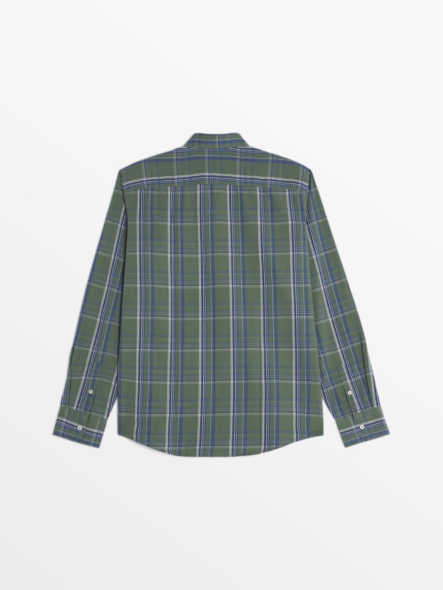 Chemise Homme Grands Carreaux Vert