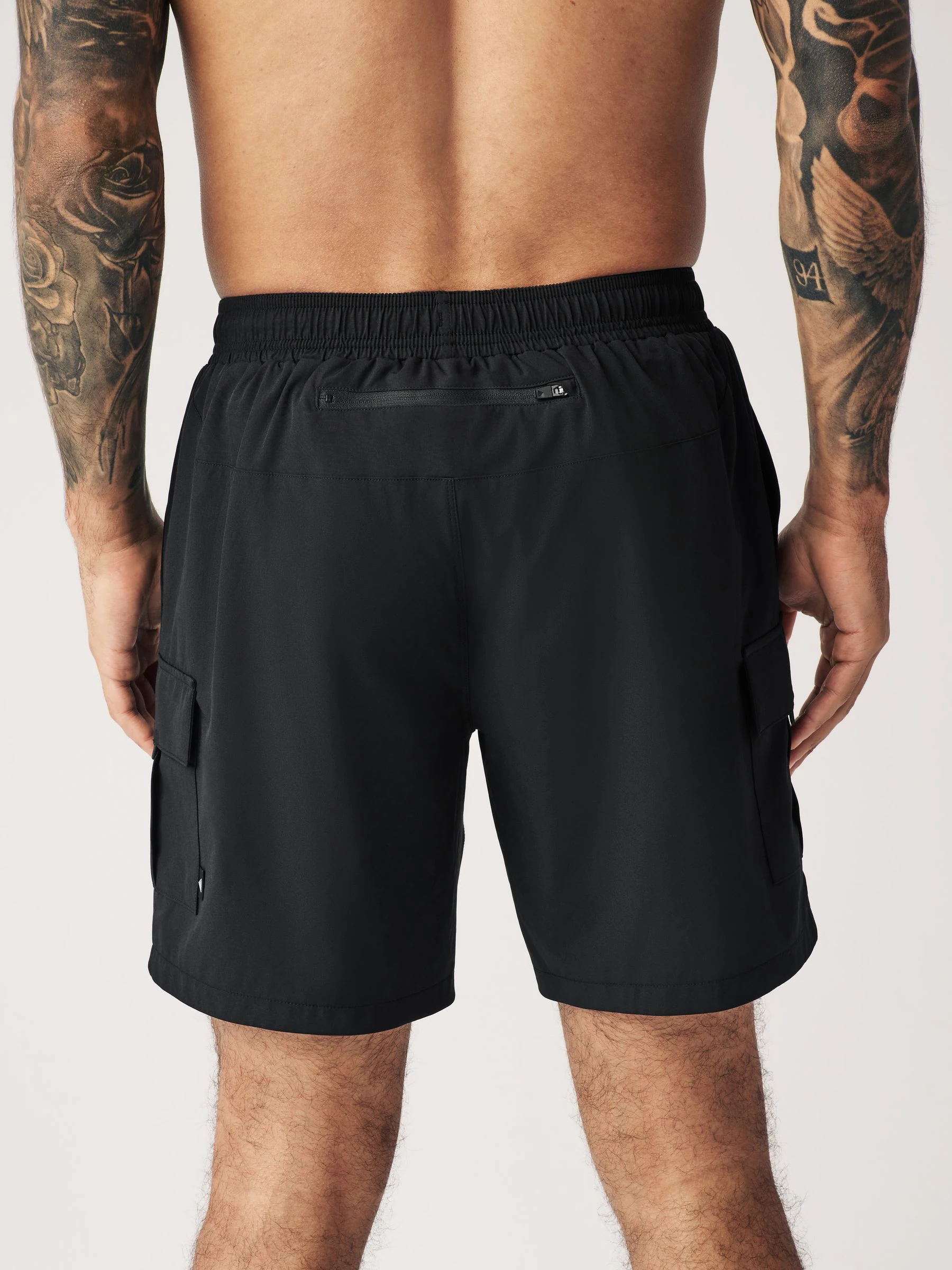 Zwart - Active cargo gym trainingshorts
