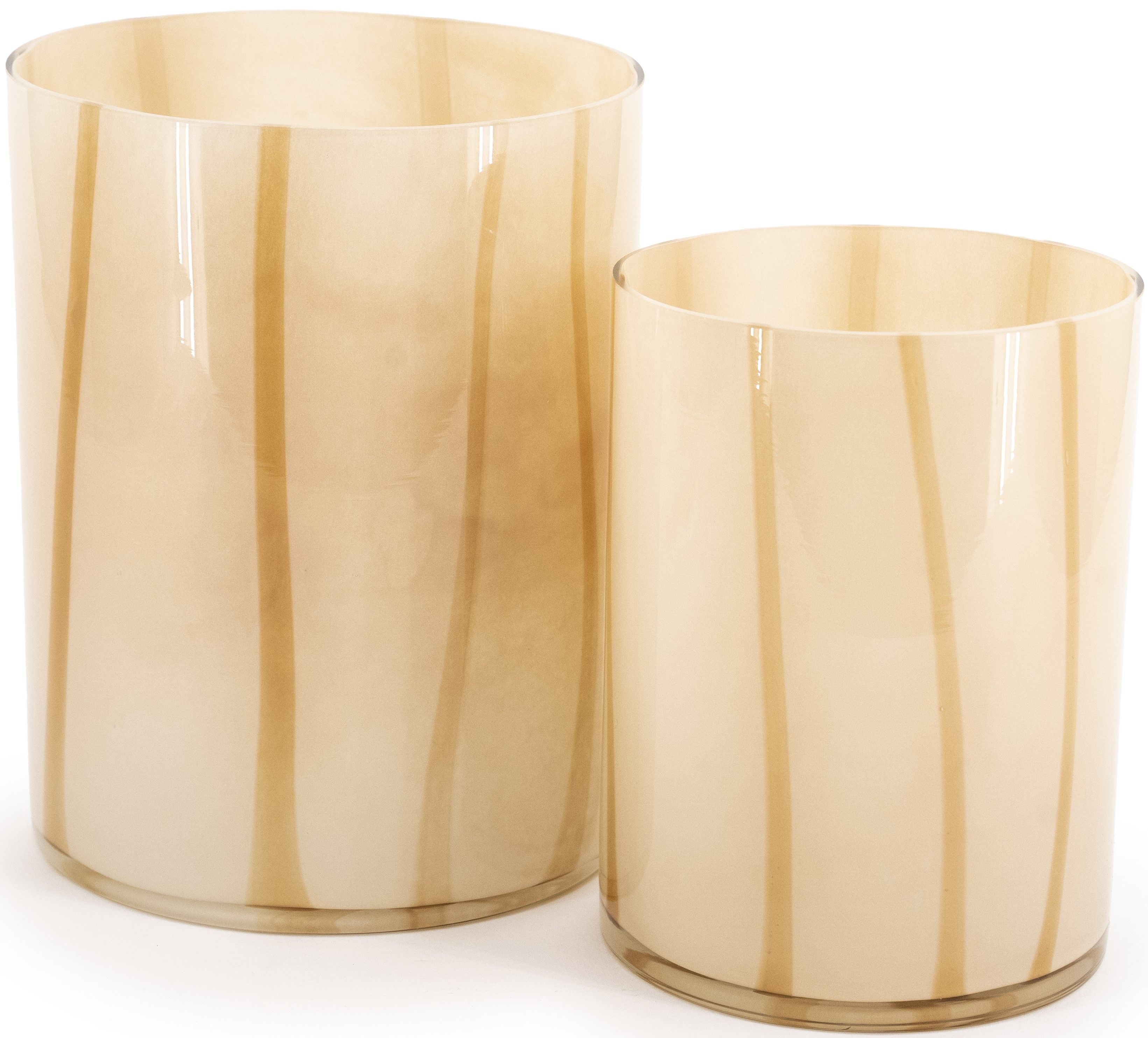 Windlicht Niala small - beige 230094B15 x D15 x H20 cm