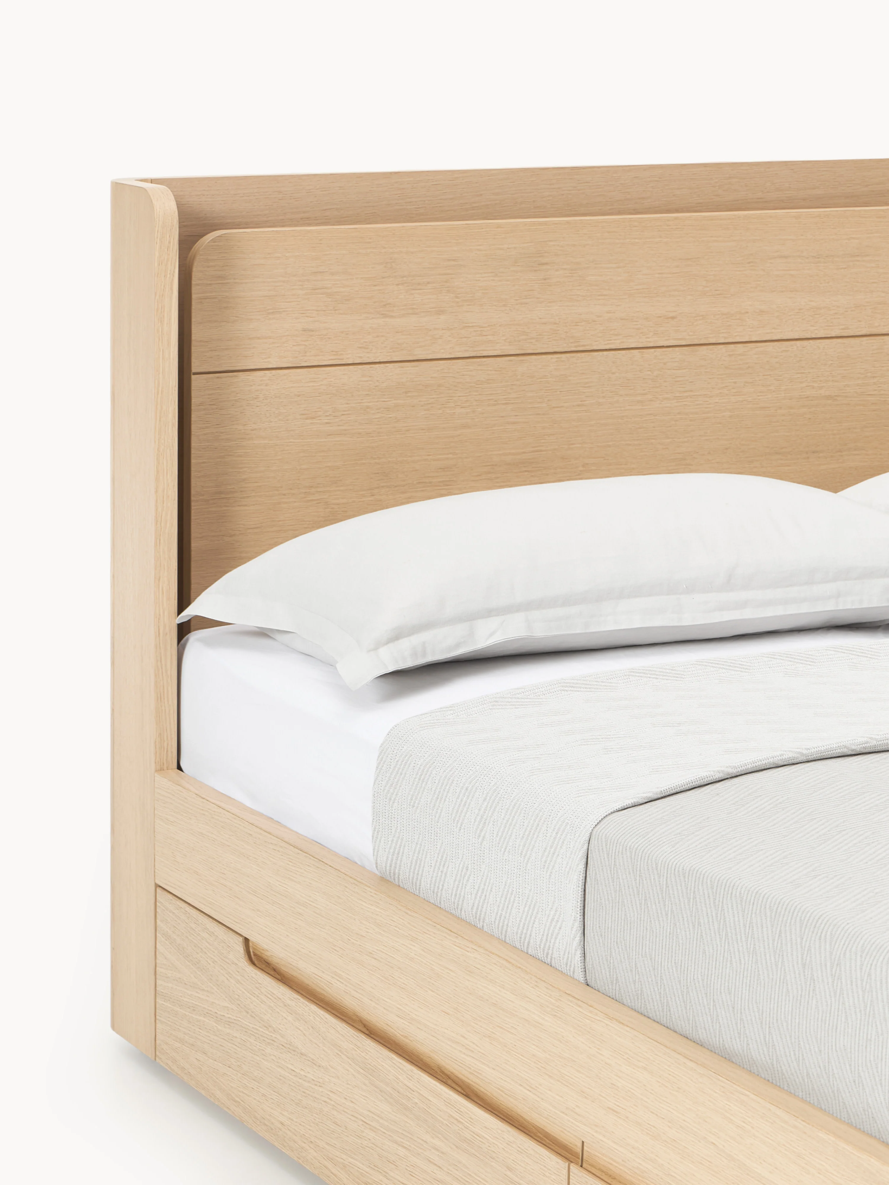 Houten bed Allow met lades