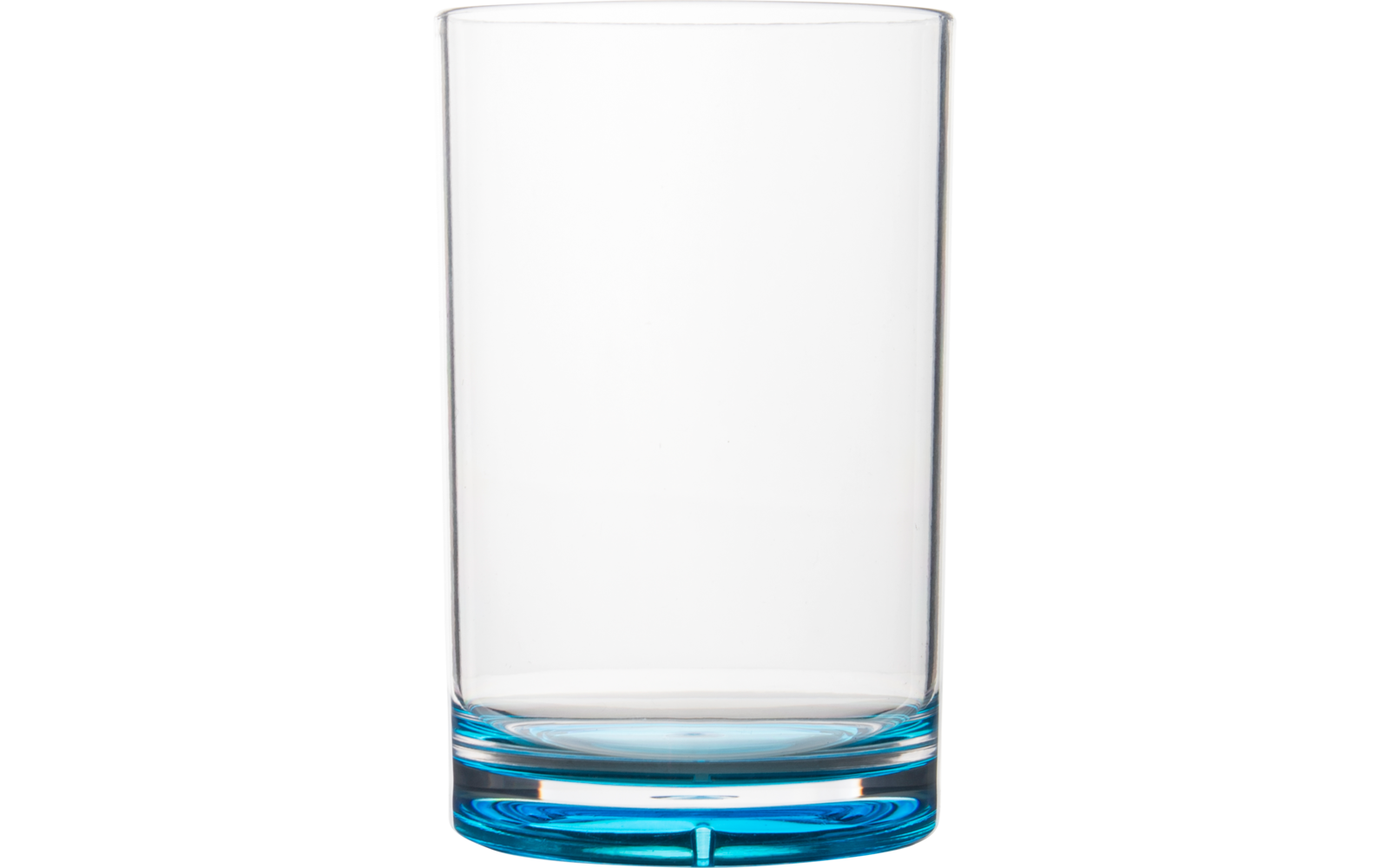 Gimex Colour Line Wasser Glas mit farbigem Boden Rainbow 4tlg.