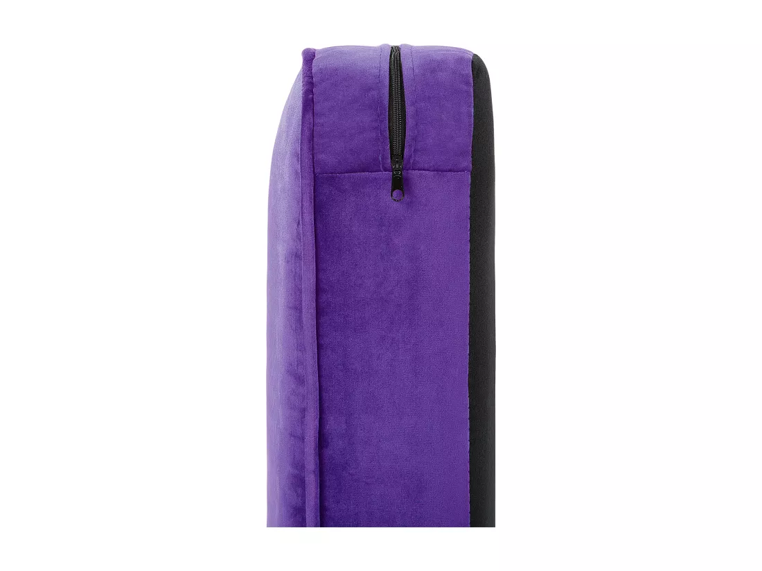 Canapé 3 places en velours violet CHESTERFIELD
