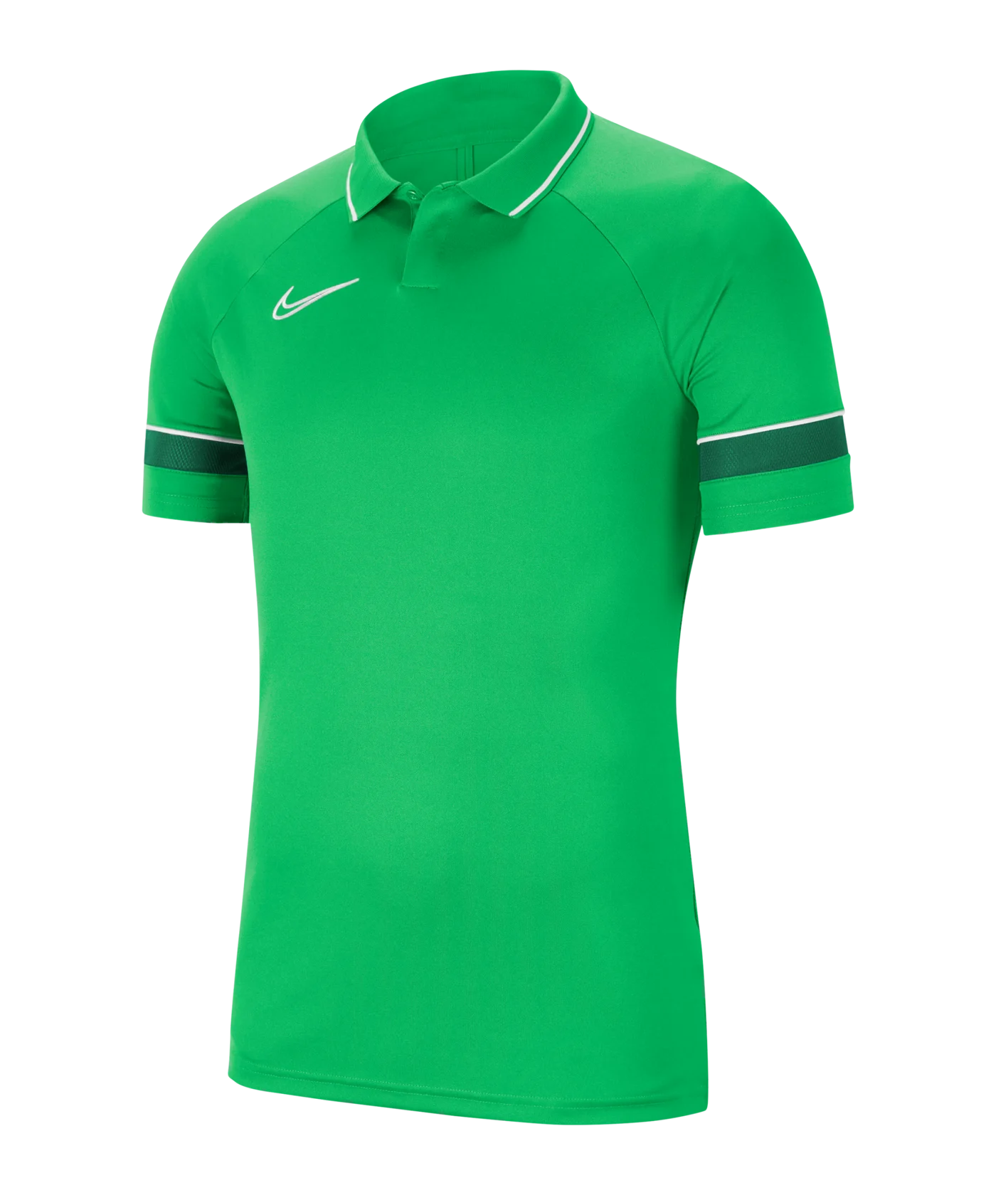 Nike Academy 21 Poloshirt Grün Weiss F362