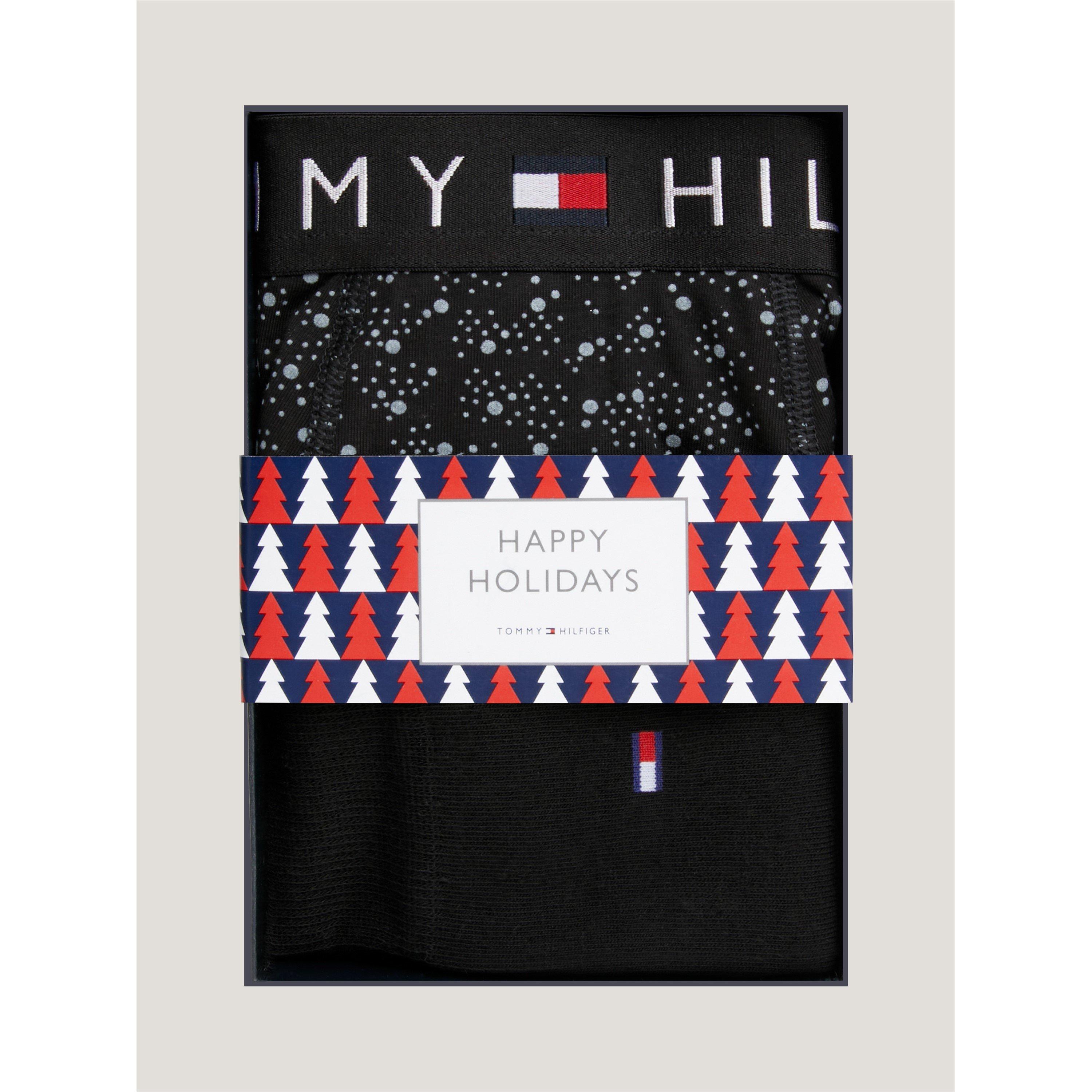 Tommy Hilfiger TRUNK PRINT & SOCK SET GOLD WB