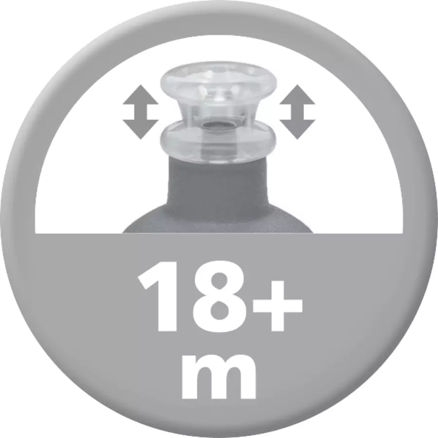 NUK Trinkflasche Junior Cup Edelstahl in grün 215ml