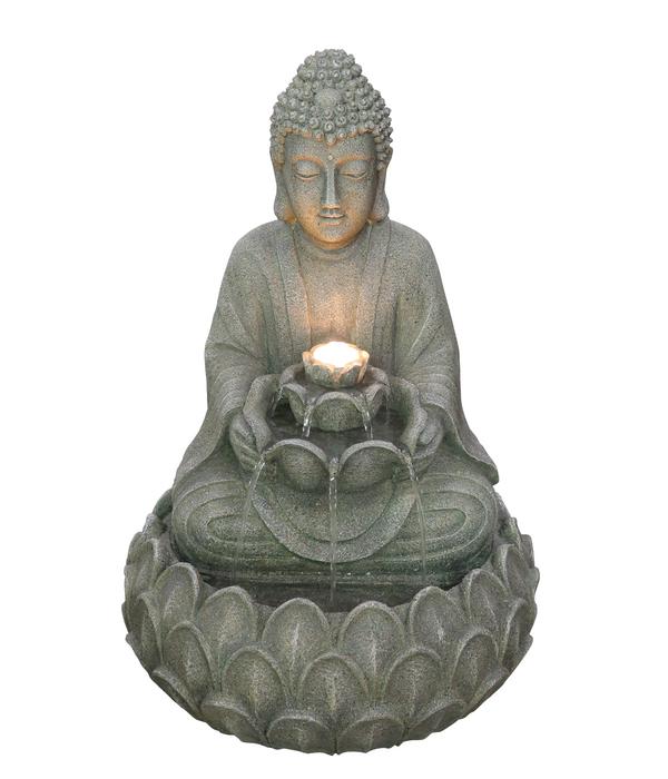Dehner Polyresin-Gartenbrunnen Yoga,
