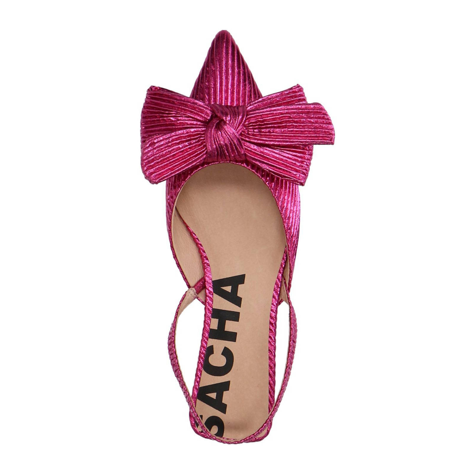 Sacha slingback ballerina's roze