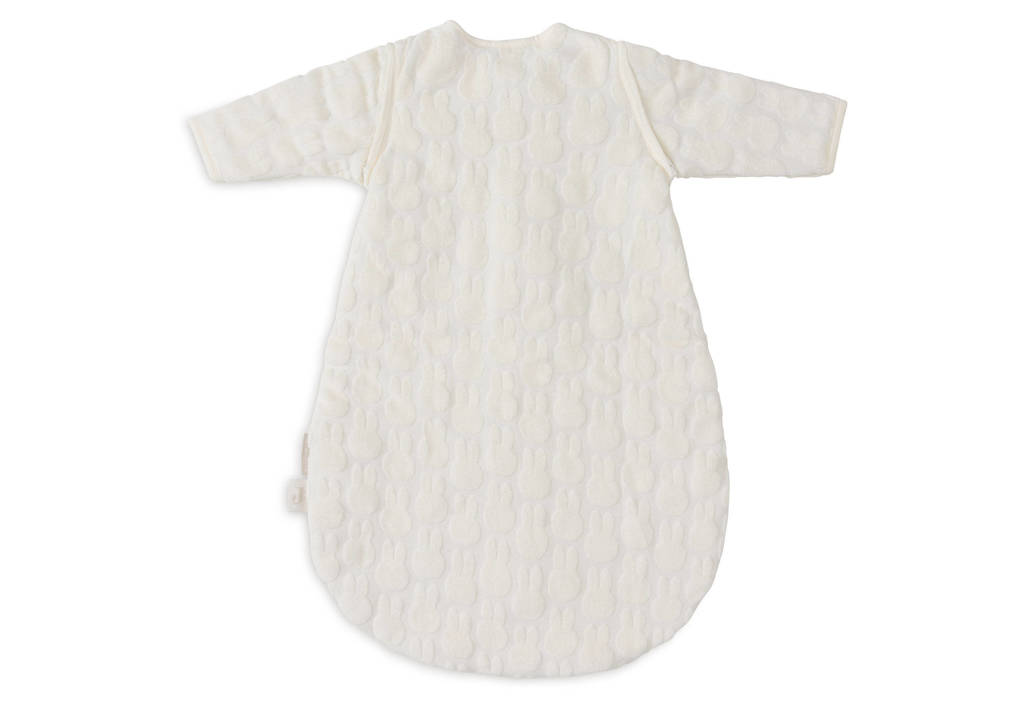 slaapzak met afritsbare mouw Miffy Jacquard - Ivory