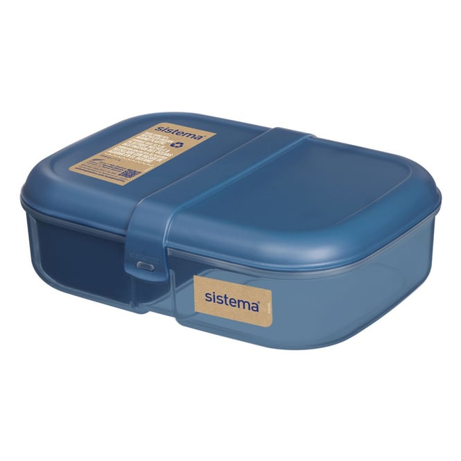 Lunchbox - Ribbon - blau/türkis - 1,1 Liter - 1 Stück