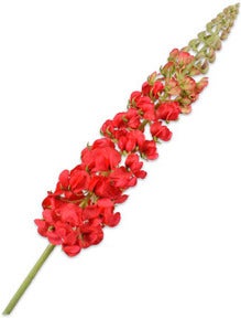 Silk-Ka kunstbloem Lupine rood 106 cm