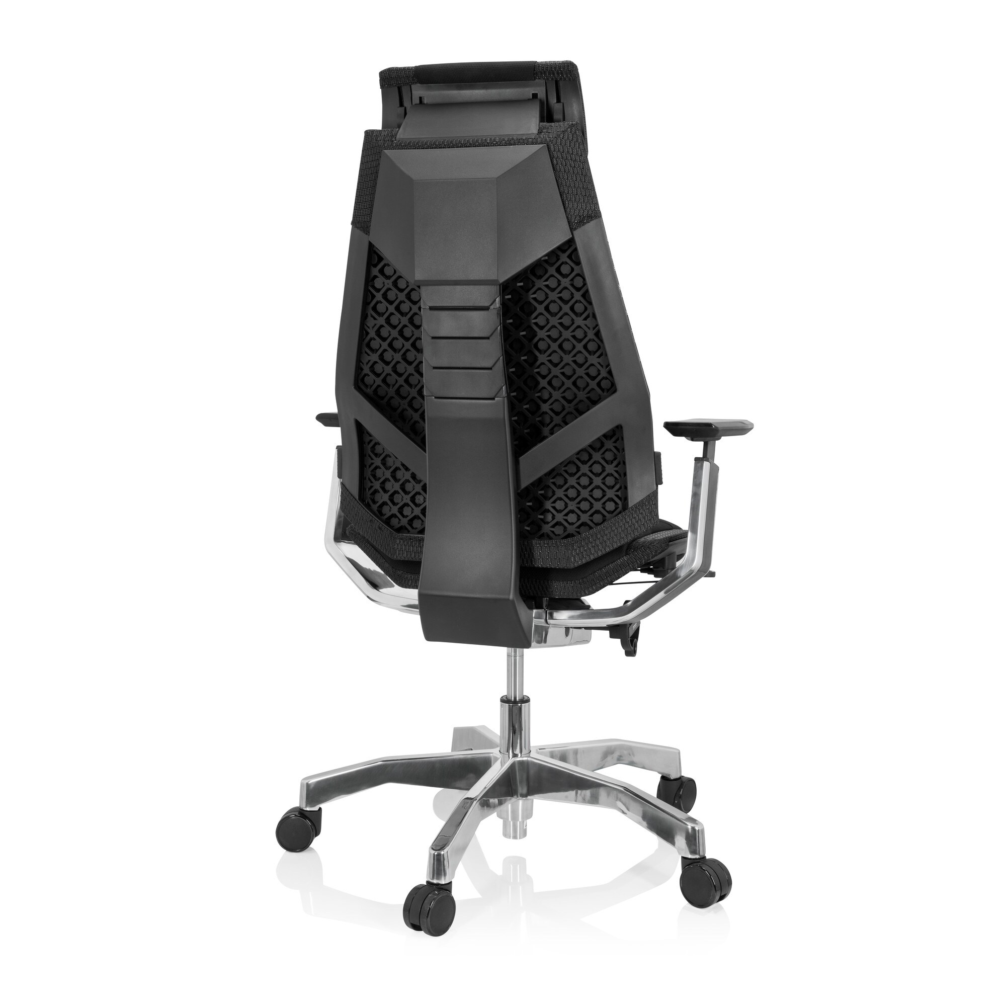 High End Bürostuhl GENIDIA PRO Stoff mit Armlehnen hjh OFFICE