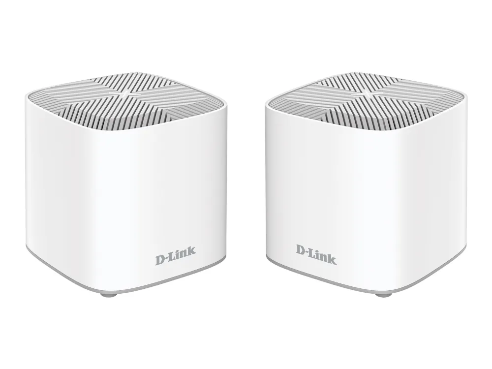 D-Link Covr Whole Home COVR-X1862 - Wi-Fi-system - (2 routere) - op til 420 kvm - mesh 1GbE - Wi-Fi 6 - Dual Band