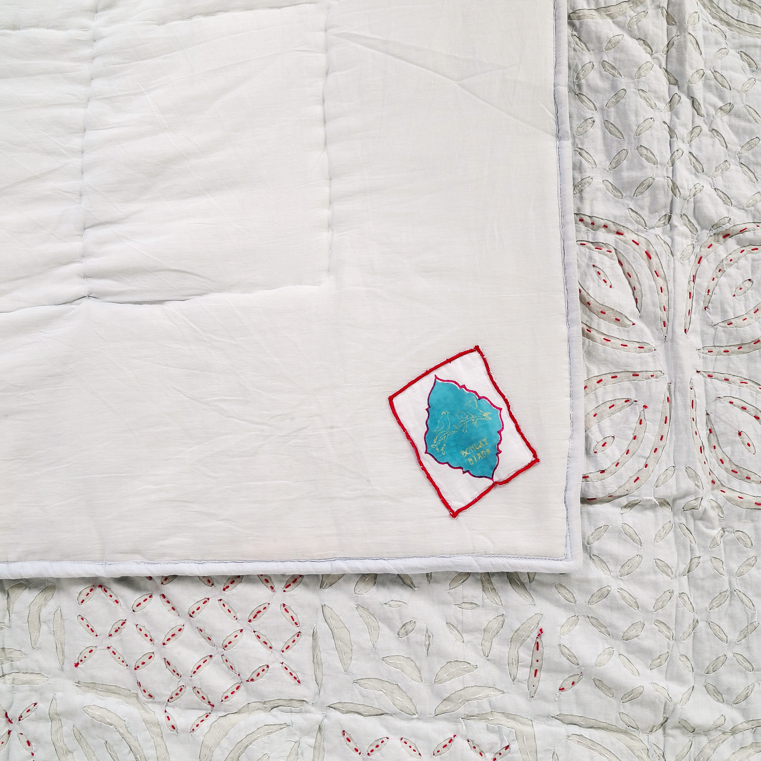 Quilt  Applique 230 x 270 cm Sky