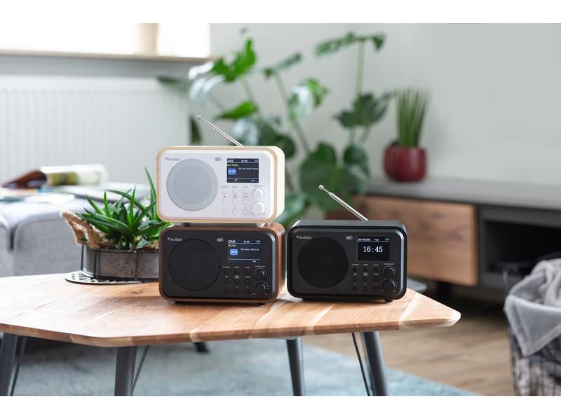 Audizio DAB  Radio Milan Weiss DAB  Radio mit Bluetooth