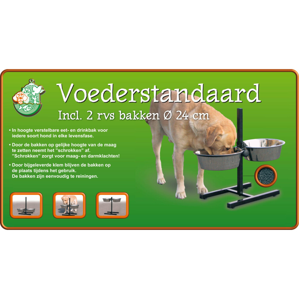 Boon H-standaard Hamerslag met Rvs Bakken 24 cm