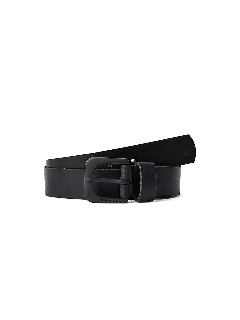 G-STAR RAW Ledergürtel ZED schwarz
