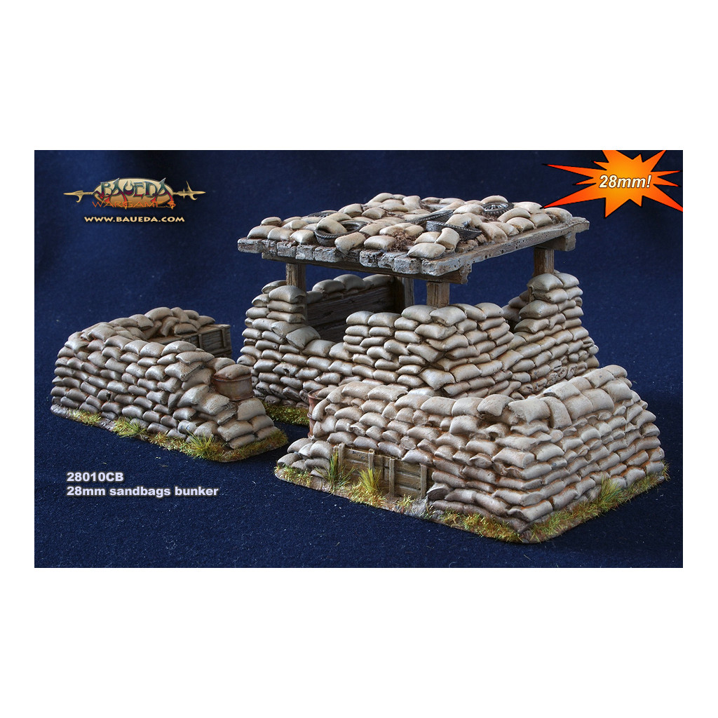 28mm Sandbag bunker