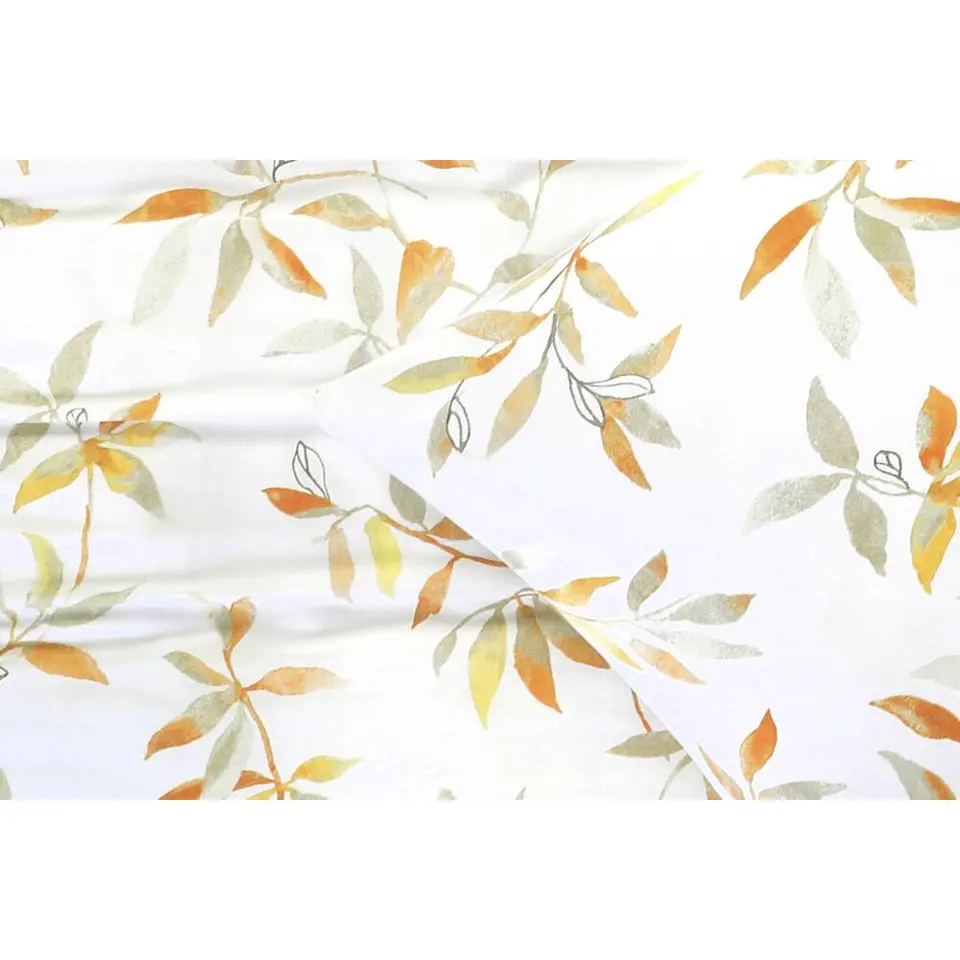 Dekbedovertrek Manou - wit/oker - 240x200/220 cm
