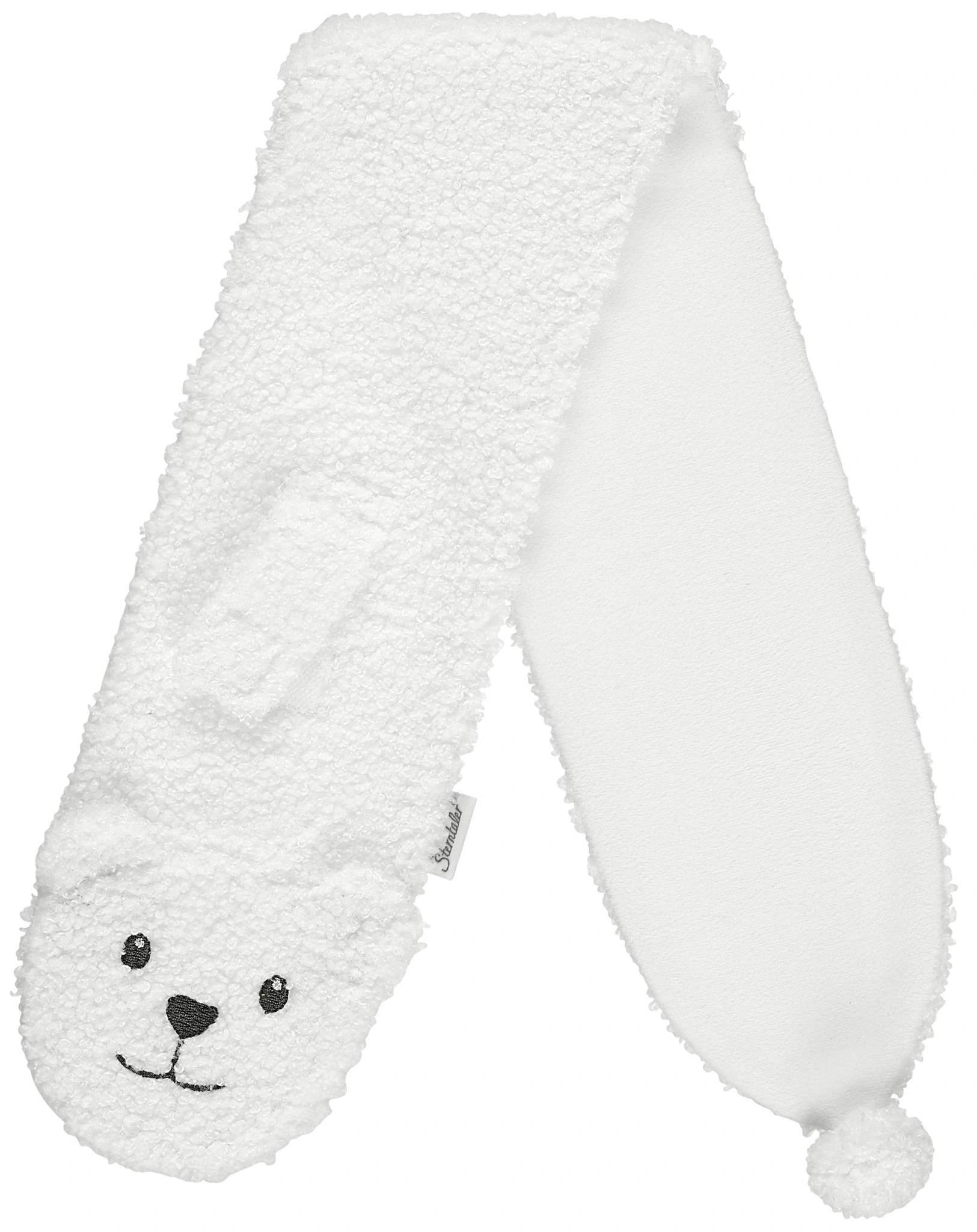 Fleece-Steckschal EISBÄR in ecru