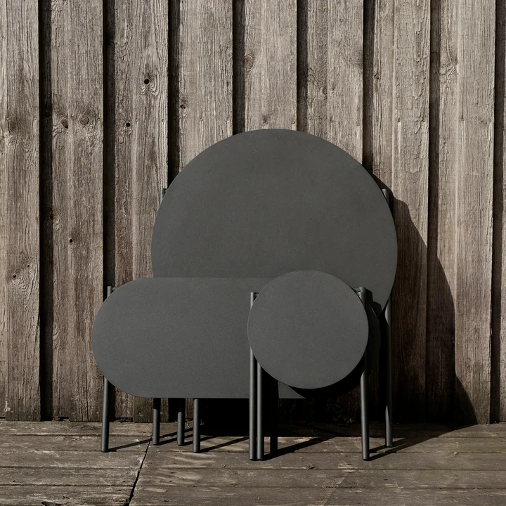 Zone Denmark - Disc Hocker, schwarz