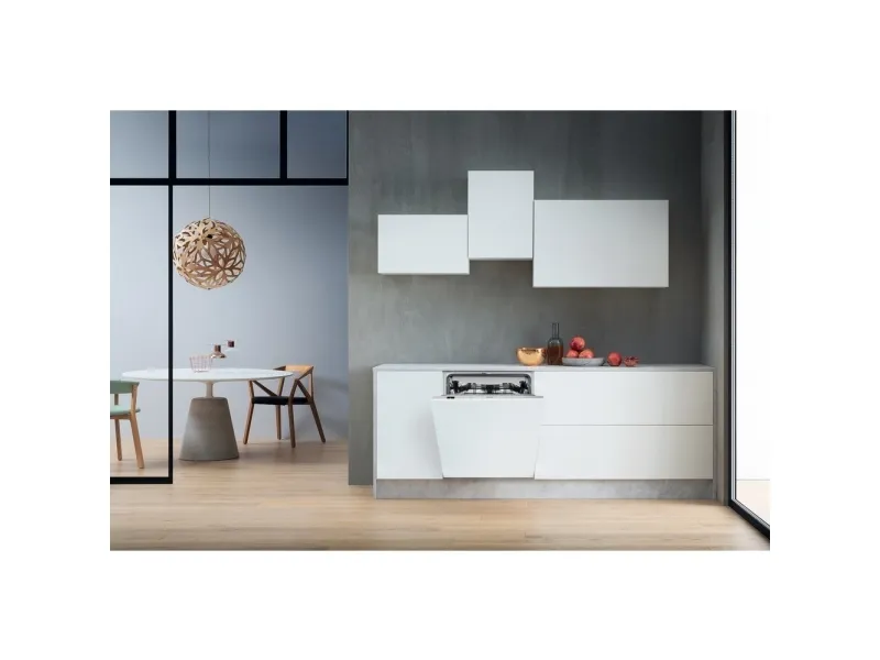 Whirlpool WIC 3C33 PFE UK, Fuldt indbygget, Fuld størrelse (60 cm), Sølv, 1,3 m, 1,55 m, 1,5 m