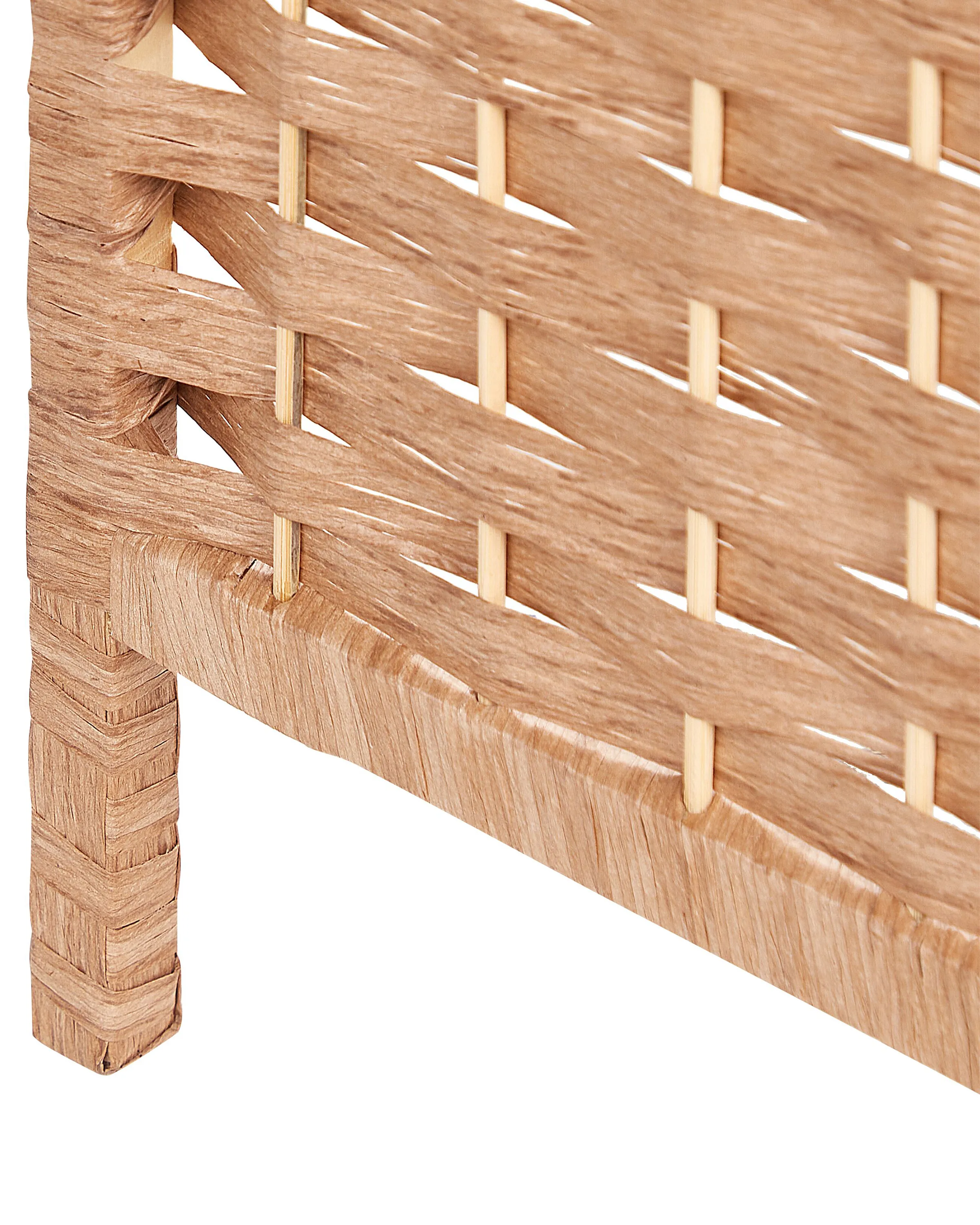 Roomdivider met 4 panelen LAPPAGO Natuurlijk 163 cm 170 cm
