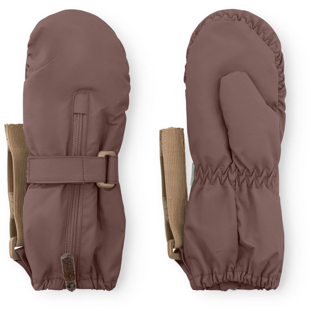 Køb Mini A ture Peppercorn Plum Matcesar Fleece Lined Vanter