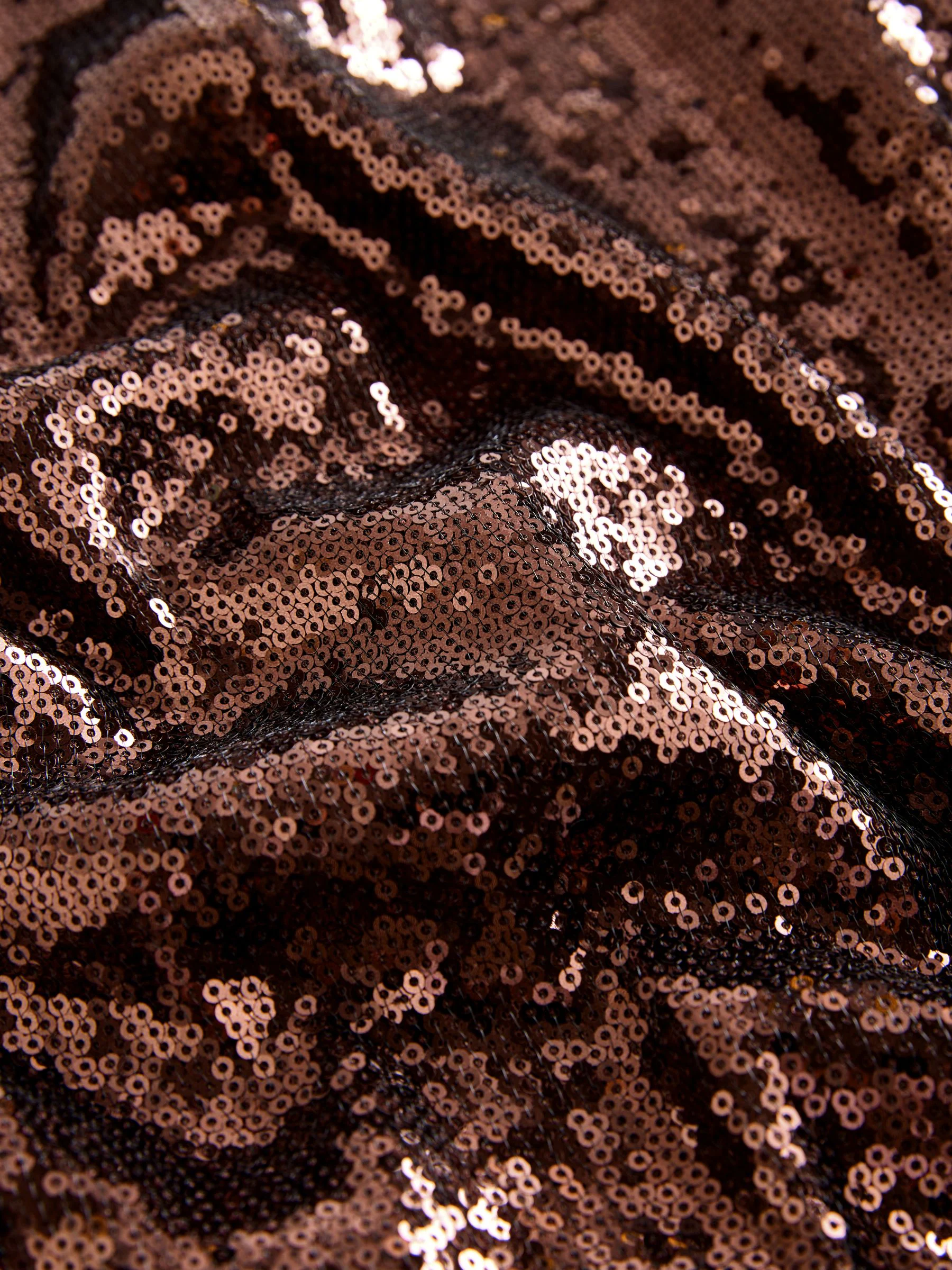 Bruin - Sequin Longsleeve Drape Top
