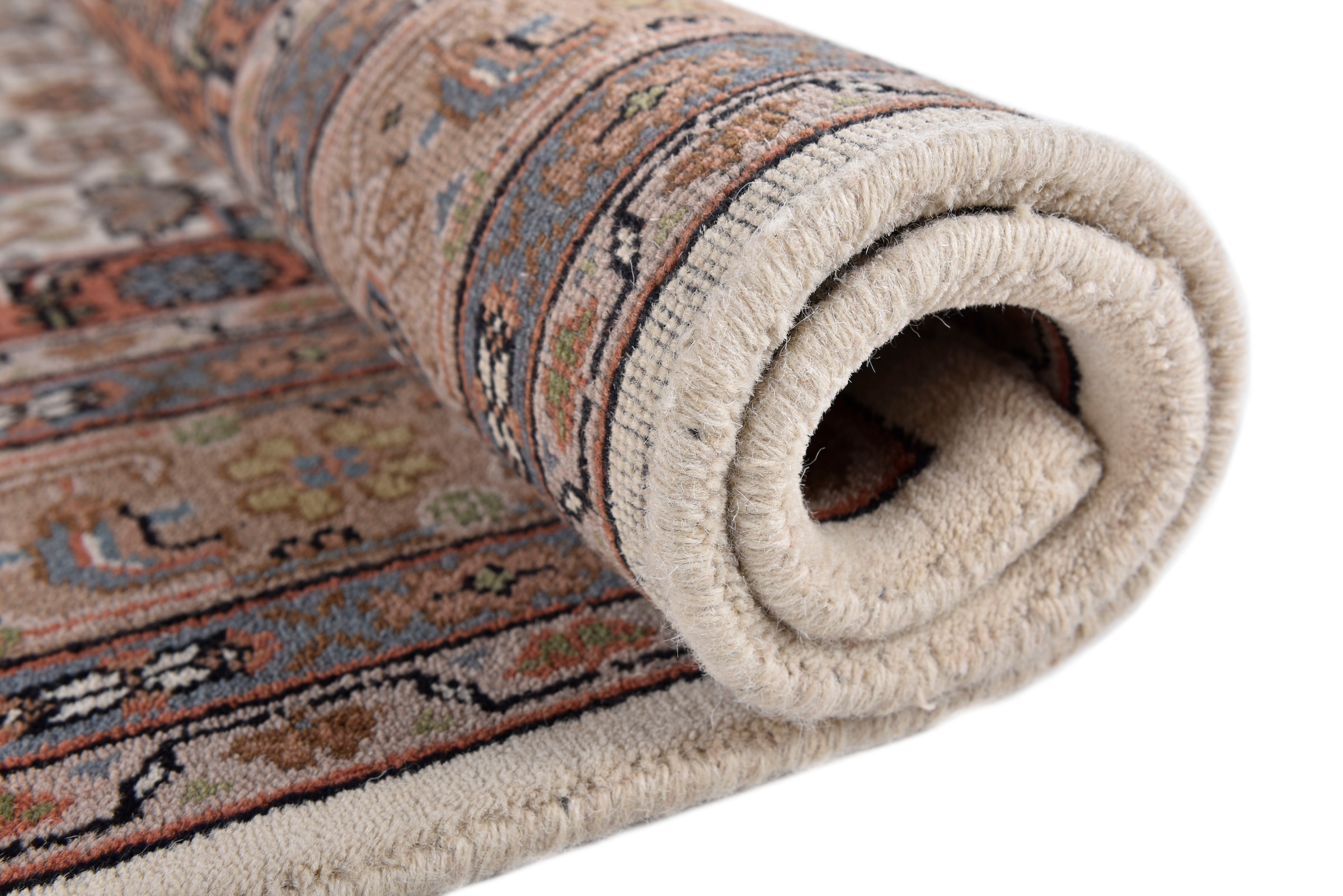 my home Orientteppich »BB Oriental« rechteckig 12 mm Höhe reine Wolle, handgeknüpft, orientalisches Design, mit Fransen