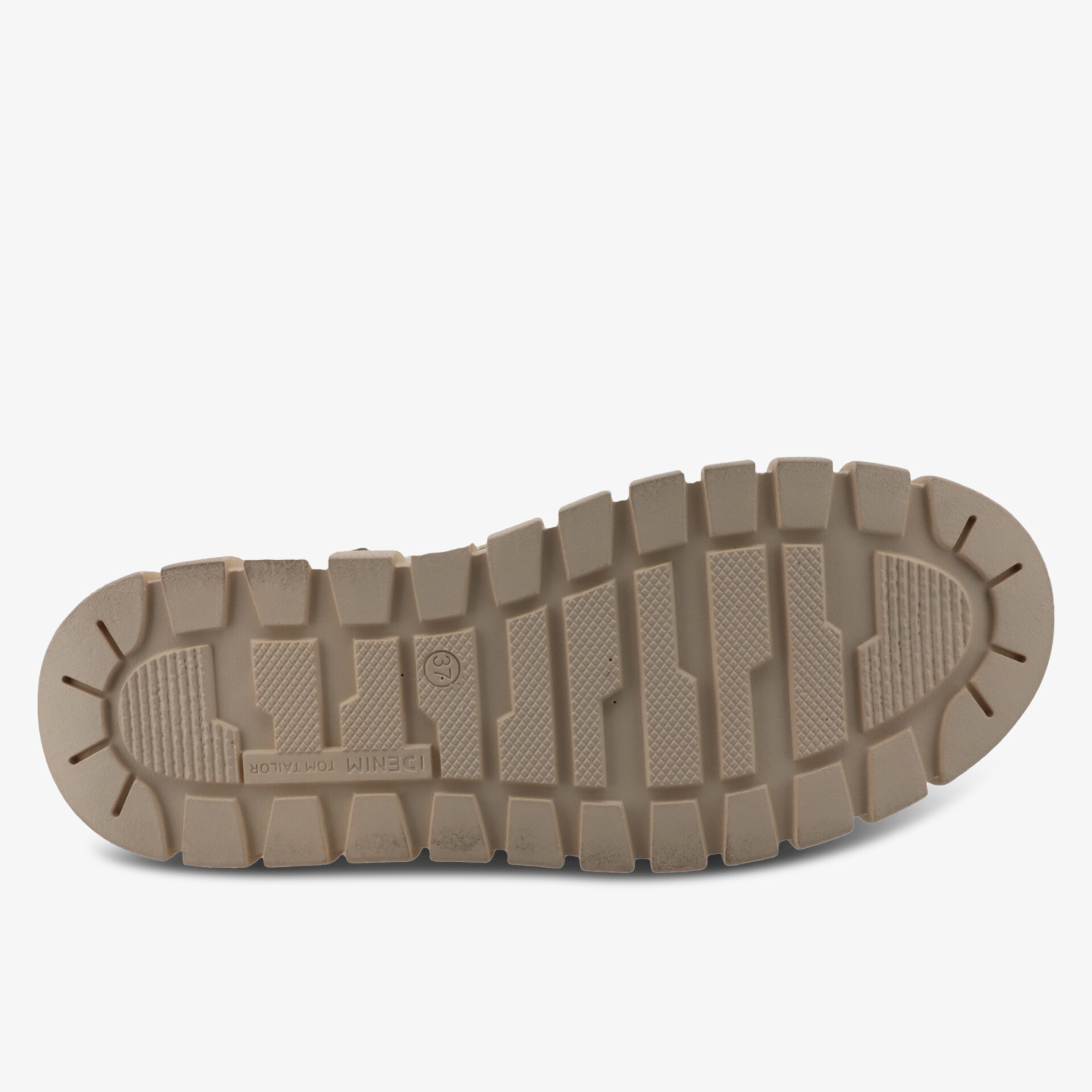TOM TAILOR Damen Schnürstiefeletten beige