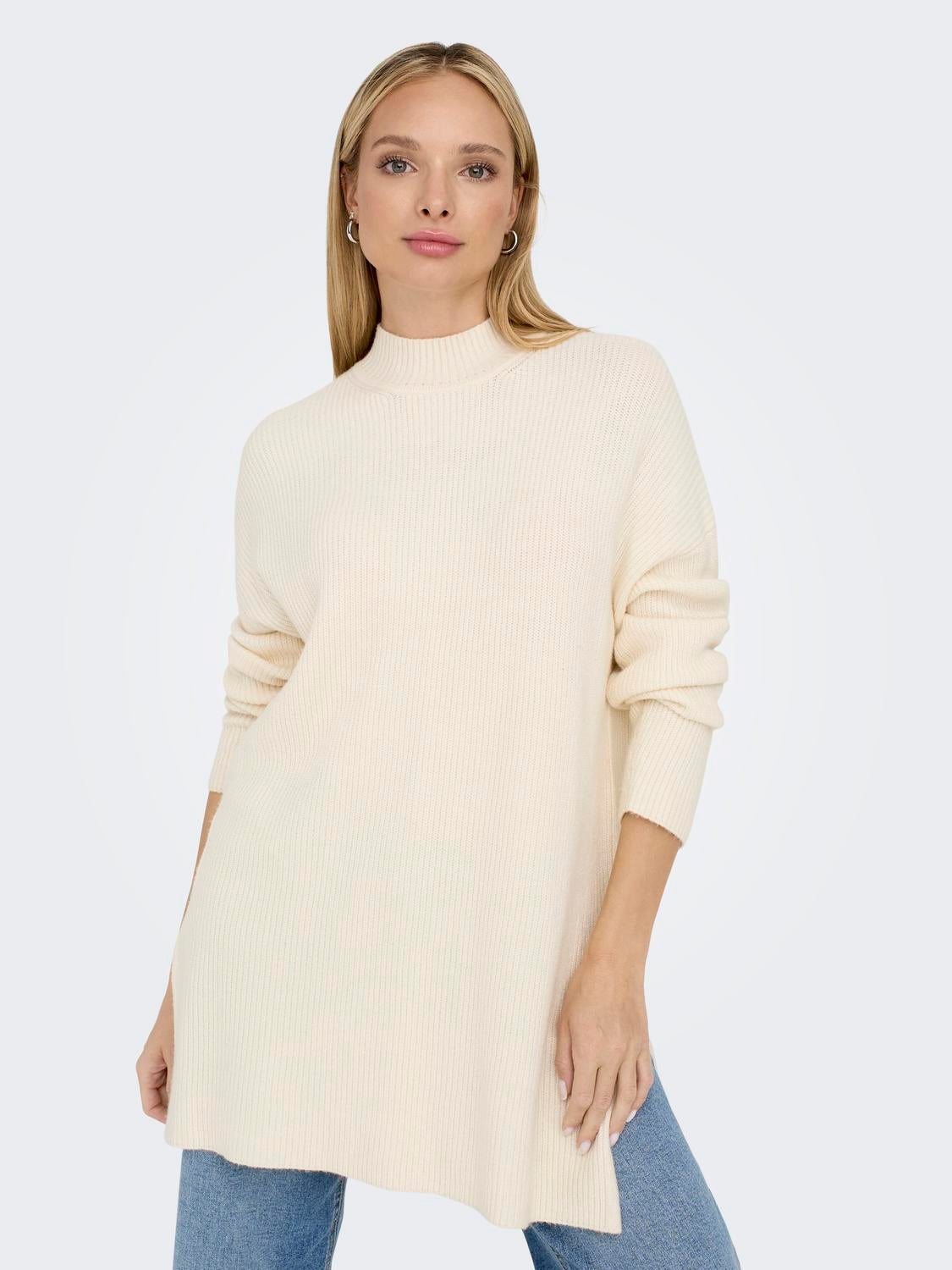 ONLKATIA Strickpullover Whitecap Gray