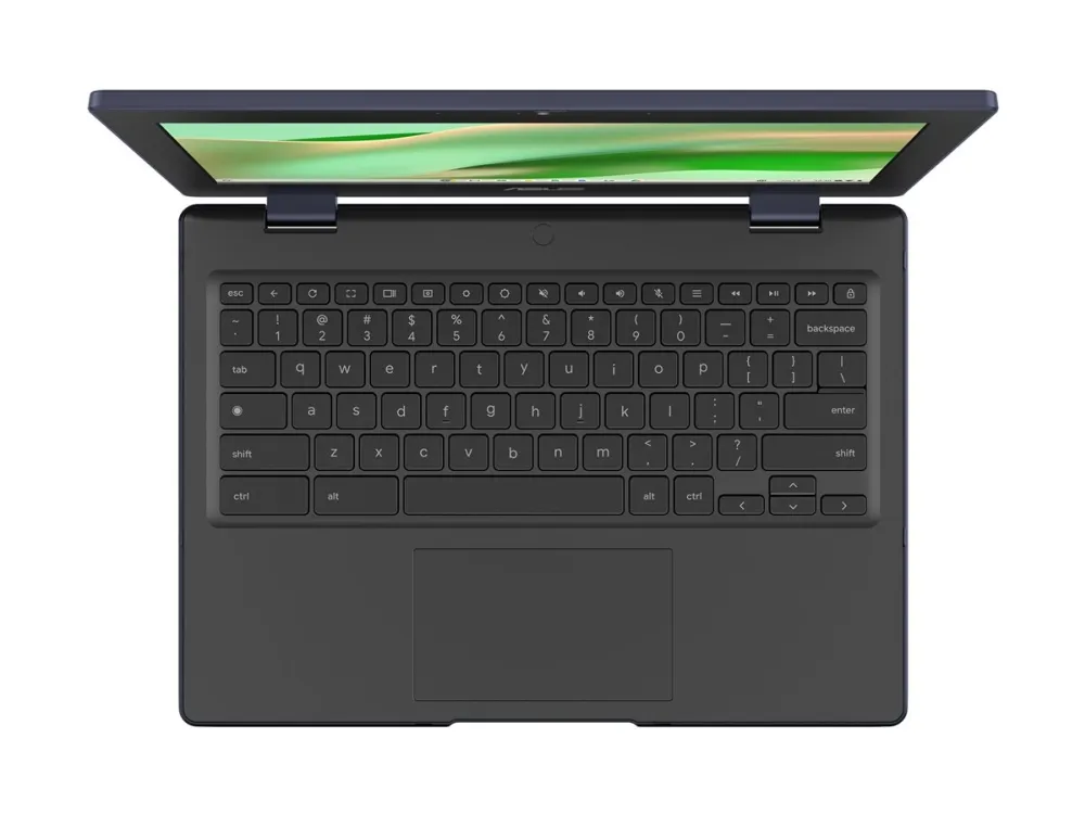 ASUS Chromebook CR11 CR1104CGA-N00088 - 180° hængselsdesign - Intel N-series - N100 / op til 3.4 GHz - Chrome OS - UHD Graphics - 4 GB RAM - 32 GB eMMC - 11.6