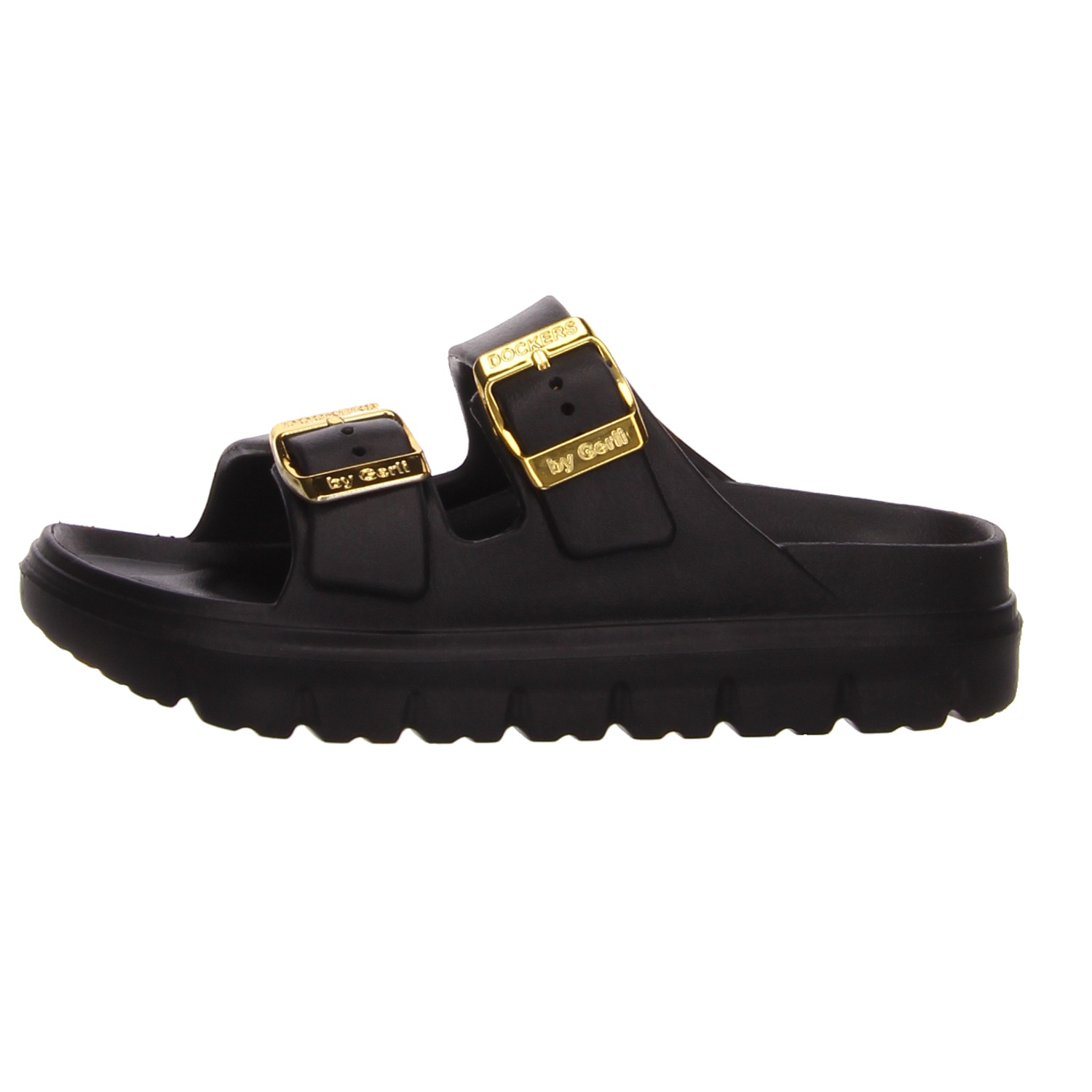 Dockers Pantoletten schwarz schwarz