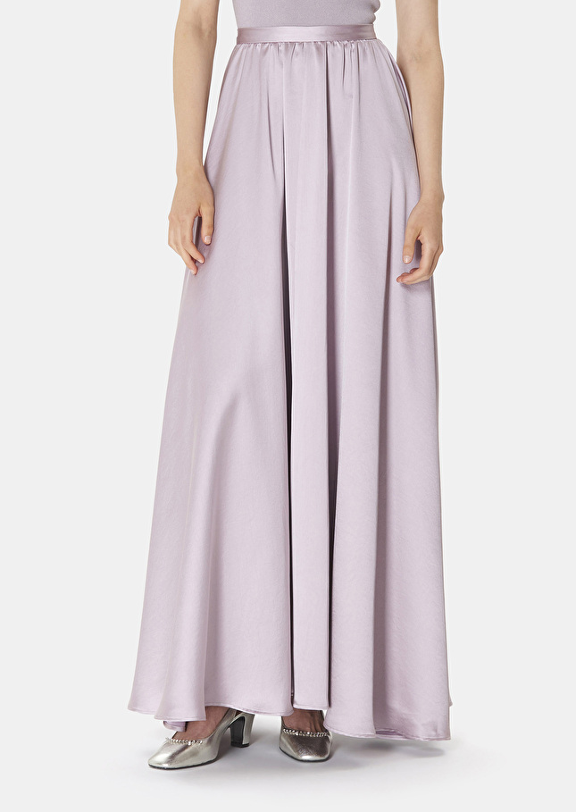Jupe Joyaviolette en satin fluide