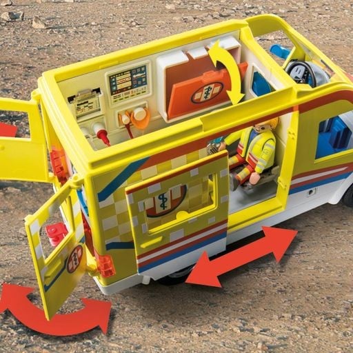 Playmobil - Ambulance med lys og lyd (71202)