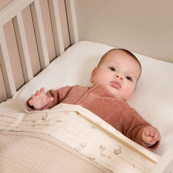 Witlof For Kids Waves Tuck-Inn Ledikantdeken - Soft Sand