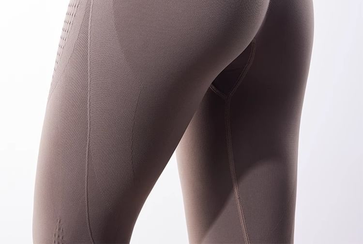 CUCURBIT - Hoge taille effen yogabroek