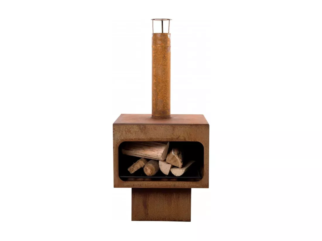 Cheminée Jersey XL Acier Rouille 81077