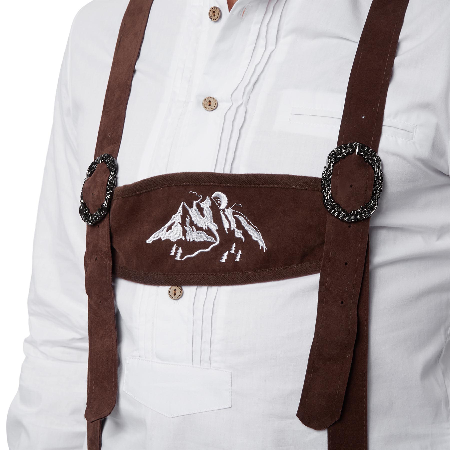 tectake® Lederhose Vogelsang