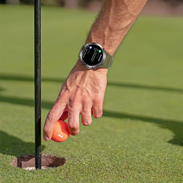 Smartwatch / sportsur med Bluetooth-opkald græs farve